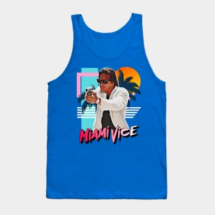 Retro Miami Vice 80s Sonny Crockett Tribute Tank Top